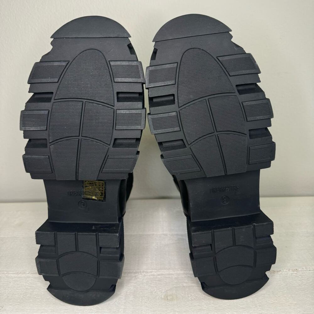 DREAM PAIRS Block Chelsea Platform Ankle Booties Black Womens Boots Size 9 - Picture 7 of 9